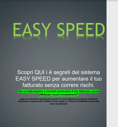 Easy speed